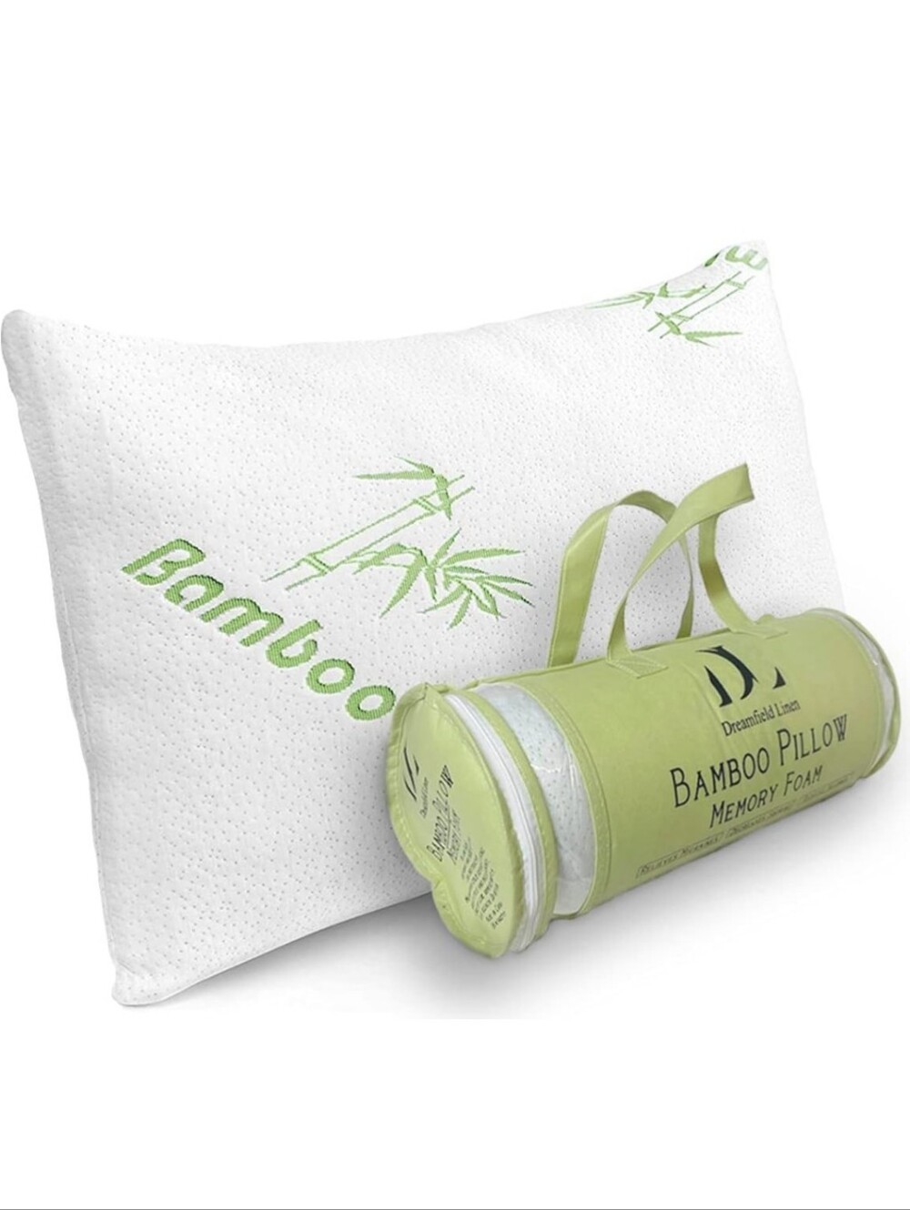 Bamboo Memory Foam Pillow Queen